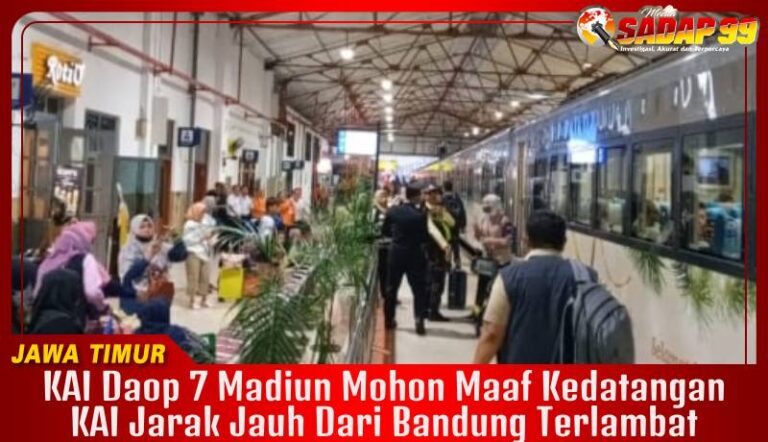 Kai Daop Madiun Mohon Maaf Kedatangan Kai Jarak Jauh Dari Bandung