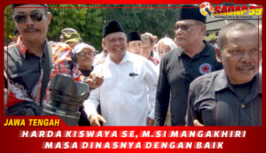 Harda Kiswaya Se, M.Si Mangakhiri Masa Dinasnya Dengan Baik