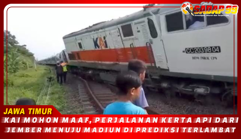 Kai Mohon Maaf Perjalanan Kereta Api Dari Jember Menuju Madiun Di Prediksi Terlambat Media 3266