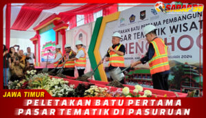 PELETAKAN BATU PERTAMA PASAR TEMATIK DI PASURUAN