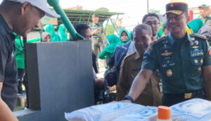 Danrem 072/Pamungkas Tinjau Kegiatan Bazar Murah