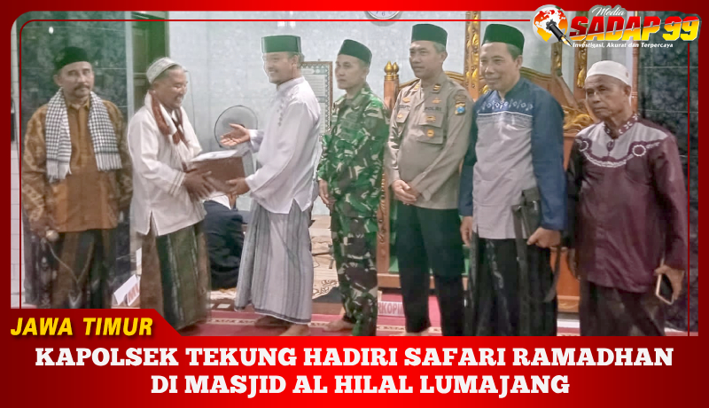 Kapolsek Tekung Hadiri Safari Ramadhan Di Masjid Al Hilal Lumajang