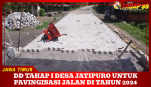 Desa Jatipuro Untuk Pavingisasi Jalan Di Tahun 2024