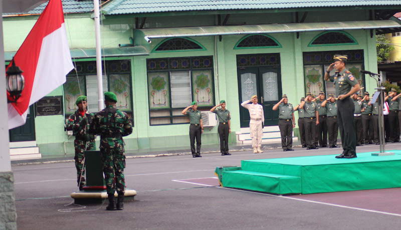 Korem 072/Pamungkas Gelar Upacara 17an Bulan April