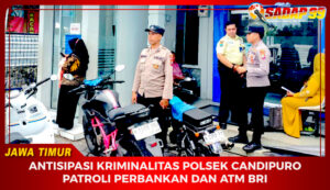 Antisipasi Kriminalitas Polsek Candipuro Patroli Perbankan Dan ATM BRI