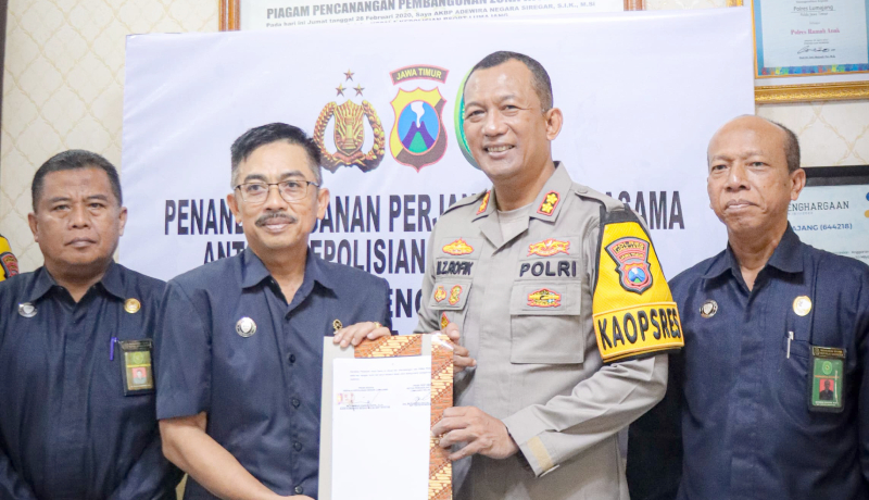 Manadatangani Perjanjian Polres Lumajang Kerjasama Dengan Pengadilan Agama