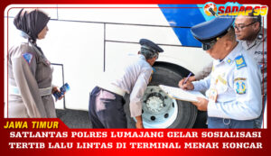 TERTIB LALU LINTAS DI TERMINAL MENAK KONCAR