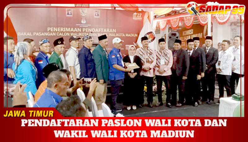 Pendaftaran Paslon Wali Kota Dan Wakil Wali Kota Madiun