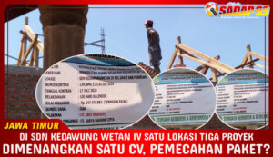 DIMENANGKAN SATU CV, PEMECAHAN PAKET?