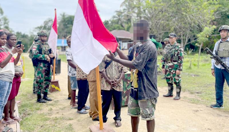 Terdesak Operasi Satgas 501/BY, Tiga Simpatisan OPM Kembali ke NKRI