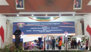 Dinas Sosial Kabupaten Ngawi Peringati HKSN dan Hari Disabilitas Internasional