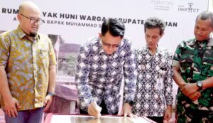 Wakil Bupati Sleman Resmikan Rumah Layak Huni Bantuan PT TWC