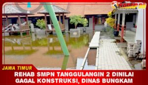 Rehab Smpn Tanggulangin 2 Dinilai Gagal Konstruksi, Dinas Bungkam