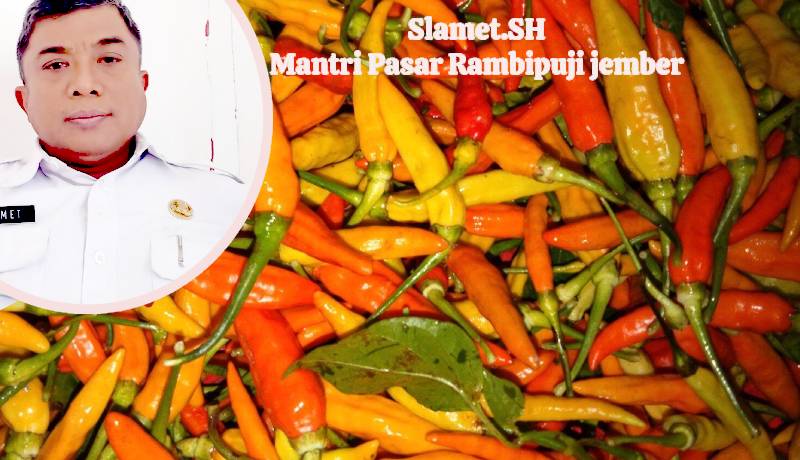 Harga Cabe Sret Di Pasar Rambipuji Jember Menjelang Puasa Masih Cukup Mahal