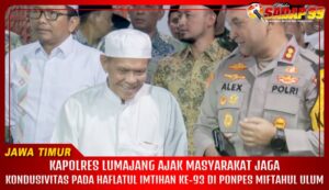 Kapolres Lumajang Ajak Masyarakat Jaga Kondusivitas Pada Haflatul Imtihan Ke-93 Di Ponpes Miftahul Ulum