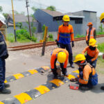 Daop 7 Madiun Pasang Speed Bump di 42 Perlintasan